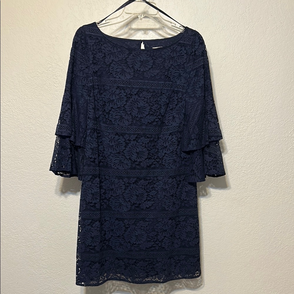 Navy Lace Dress